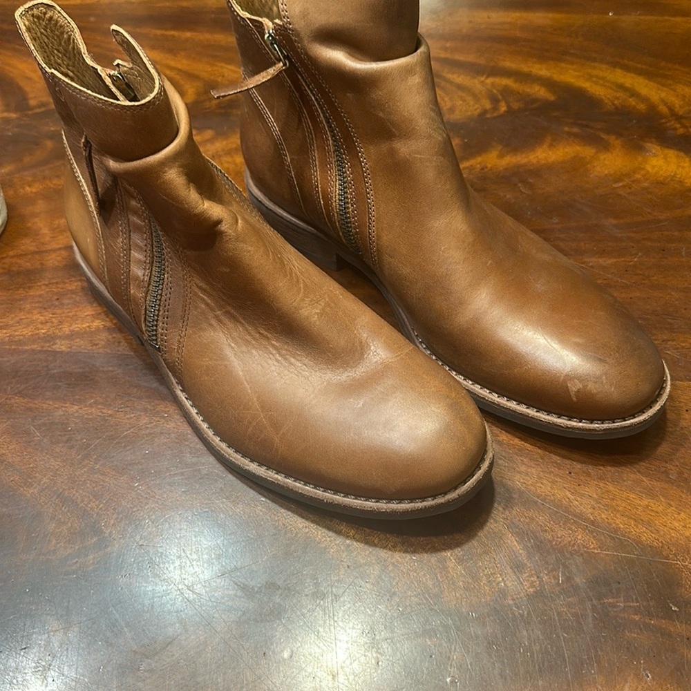 Chocolat Blu Brown Leather Men's Boots